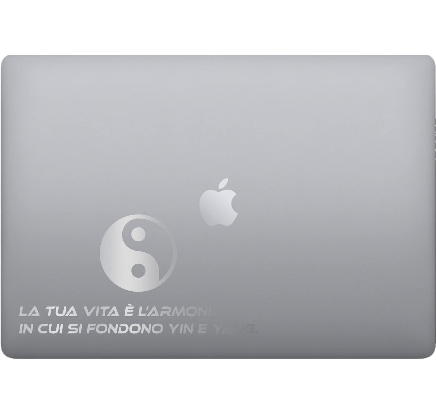 Adesivo YIN YANG decalcomania vinile tablet computer , macbook , decalcomania arte mela -Vinile colore a scelta COD.P0052 a €9.99 solo da DualColorStampe