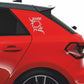 Adesivo TESCHIO SKULL CRANIO DX-SX-Fuoristrada 4X4 Fiancate Cofano Offroad Adesivi Stickers Fiancate AUT Decal -Vinile colore a scelta COD.0081 a €12.99 solo da DualColorStampe