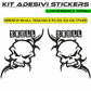 Adesivo TESCHIO SKULL CRANIO DX-SX-Fuoristrada 4X4 Fiancate Cofano Offroad Adesivi Stickers Fiancate AUT Decal -Vinile colore a scelta COD.0081 a €12.99 solo da DualColorStampe