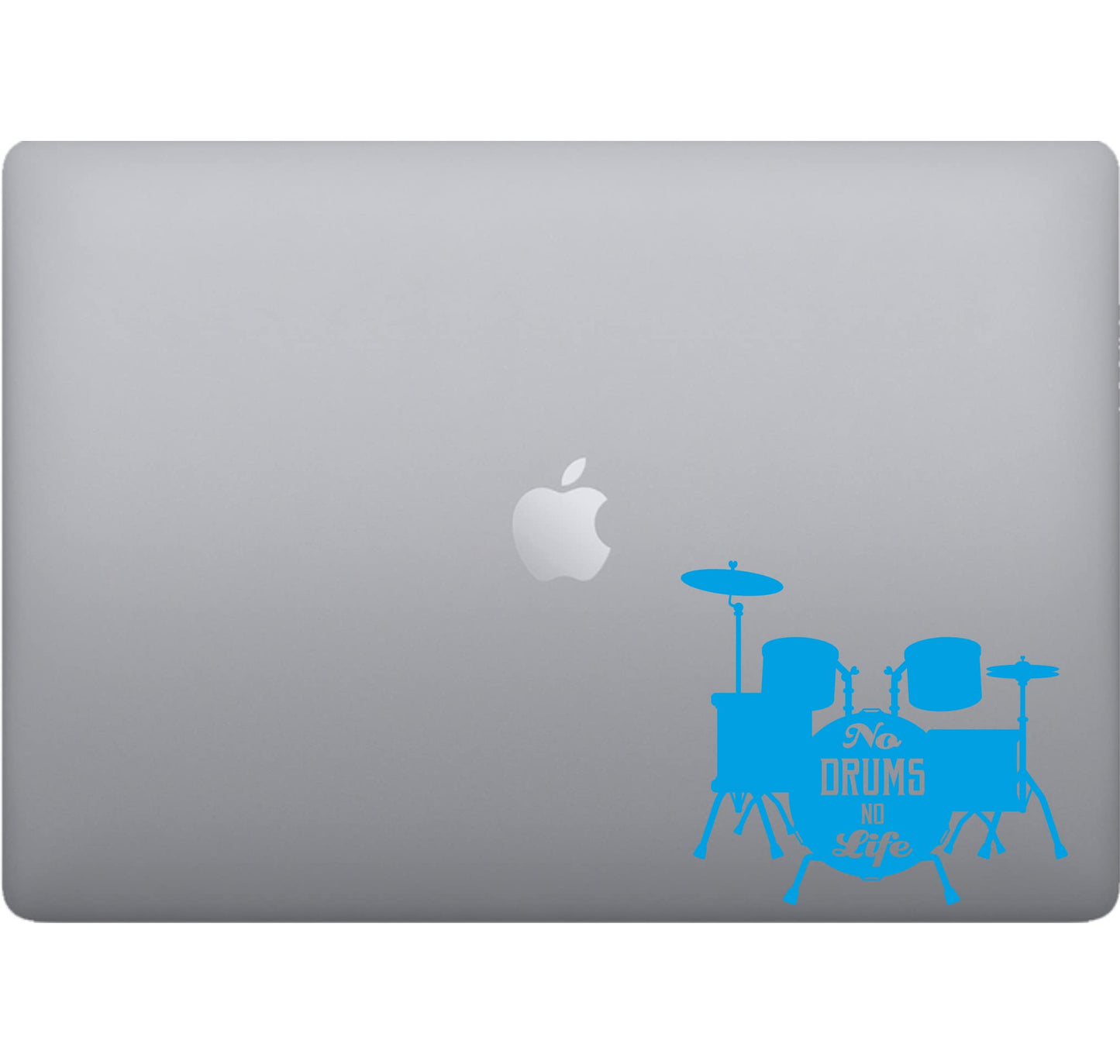 Adesivo BATTERIA DRUMS decalcomania vinile tablet computer , macbook , decalcomania arte mela -Vinile colore a scelta COD.P0060 a €10.99 solo da DualColorStampe