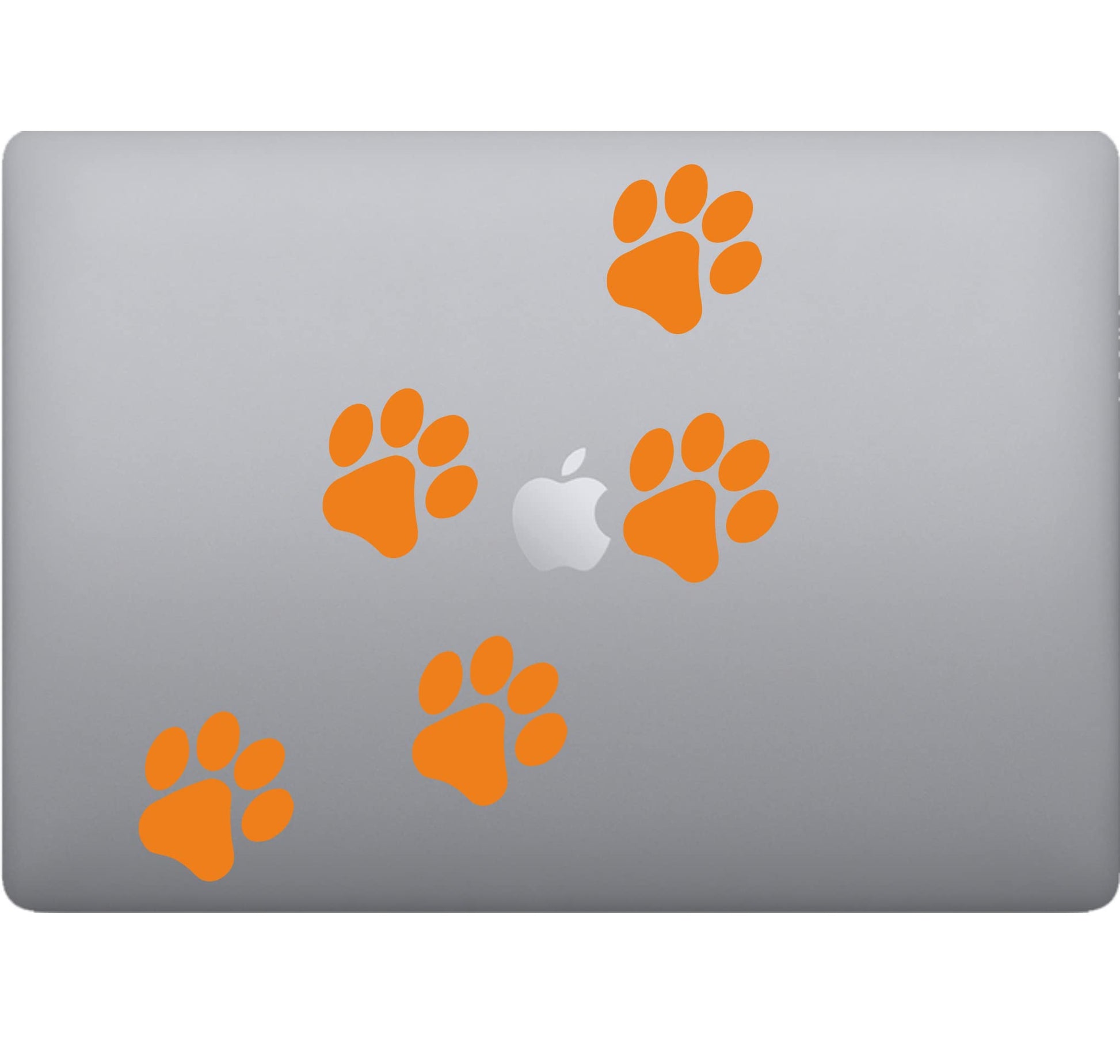 Adesivo impronte cane-gatto per pc computer tablet(4 pz) Laptop Sticker Decalcomania decalcomania arte mela -Vinile colore a scelta COD.P0022 a €9.99 solo da DualColorStampe