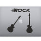 Adesivo Rock GUITAR-CHITARRA decalcomania vinile tablet computer , macbook , decalcomania arte mela -Vinile colore a scelta COD.P0058 a €10.99 solo da DualColorStampe