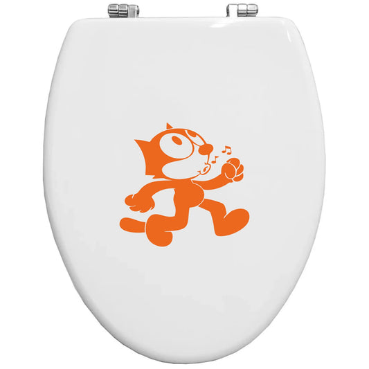 Adesivi GATTO Per Toilette Divertenti Sticker WC Simpatici Per Coperchio Del WC Per Bagno Wc Decor -Colore a scelta COD.I0067 a €10.99 solo da DualColorStampe