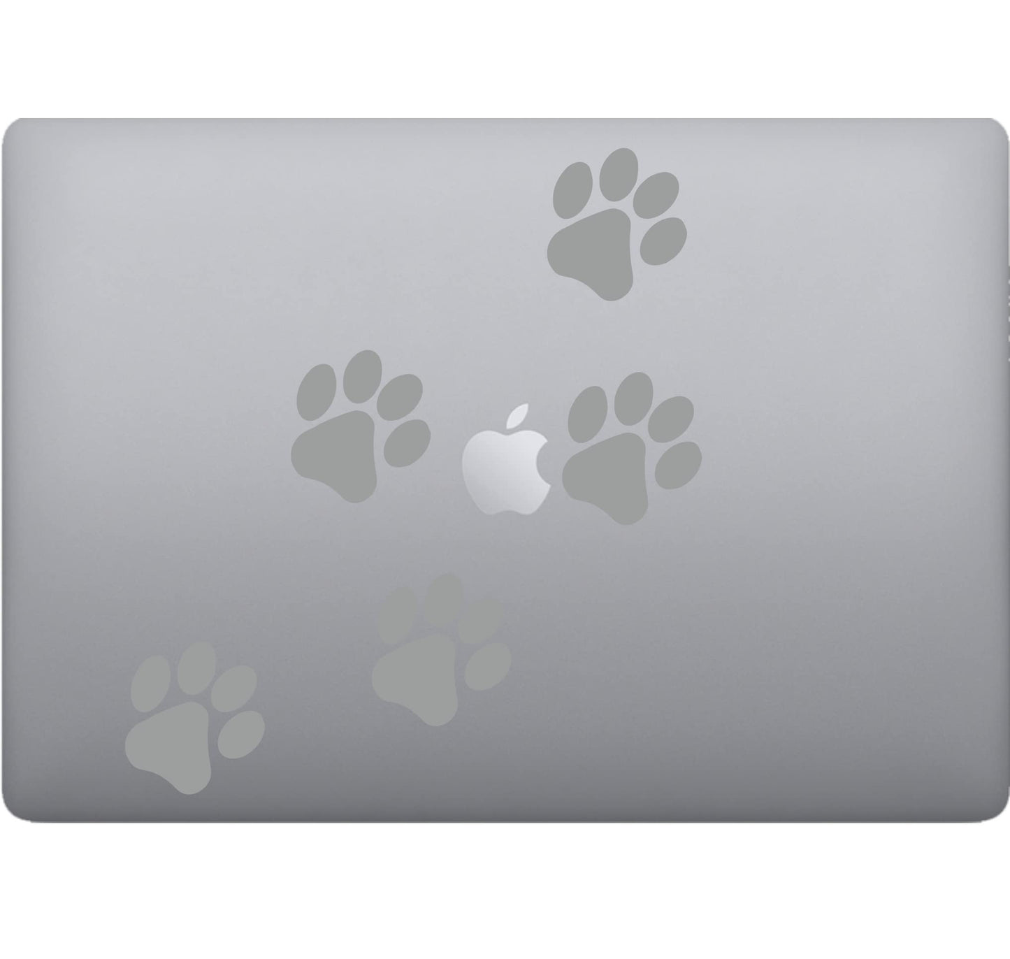 Adesivo impronte cane-gatto per pc computer tablet(4 pz) Laptop Sticker Decalcomania decalcomania arte mela -Vinile colore a scelta COD.P0022 a €9.99 solo da DualColorStampe