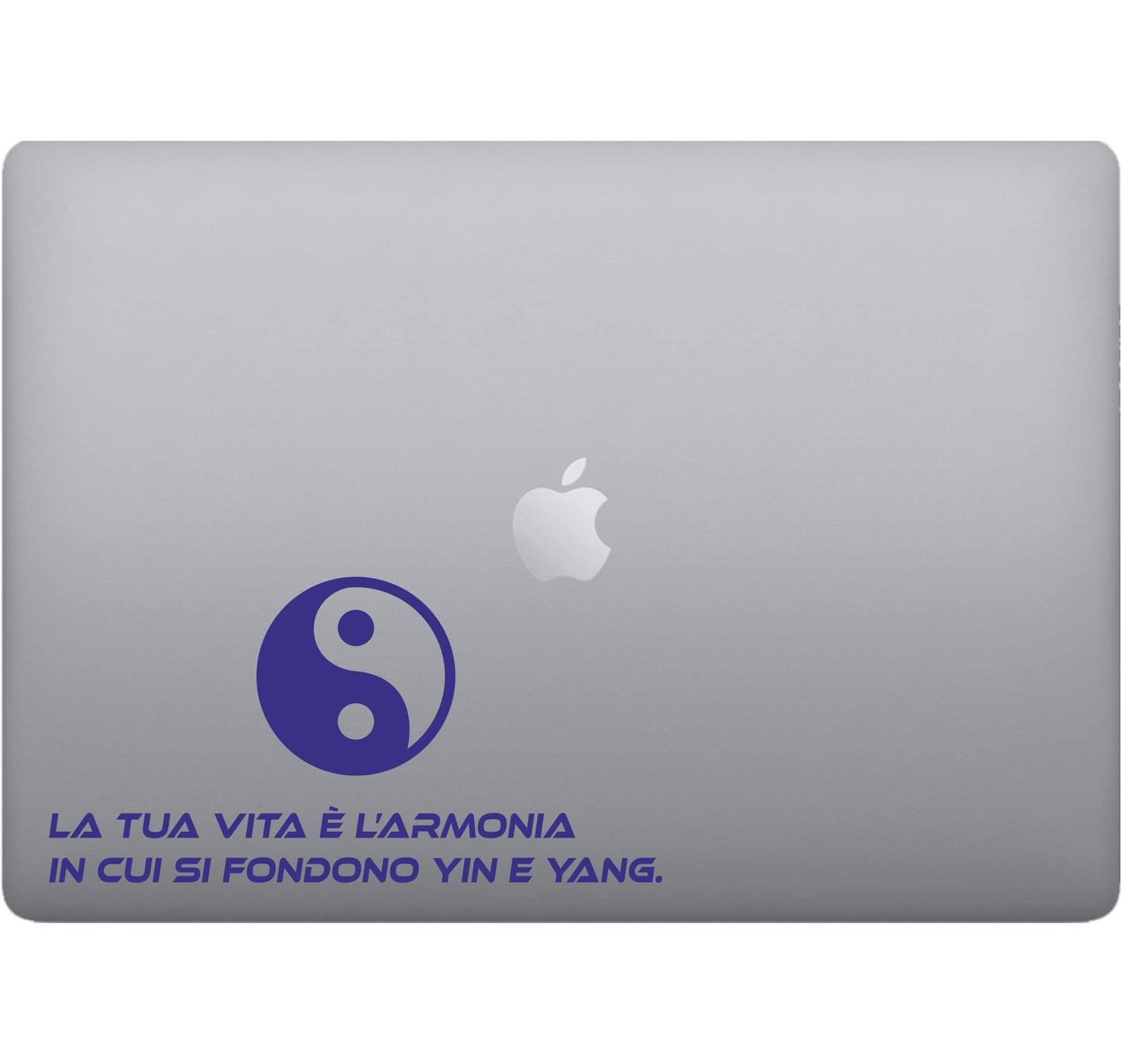 Adesivo YIN YANG decalcomania vinile tablet computer , macbook , decalcomania arte mela -Vinile colore a scelta COD.P0052 a €9.99 solo da DualColorStampe