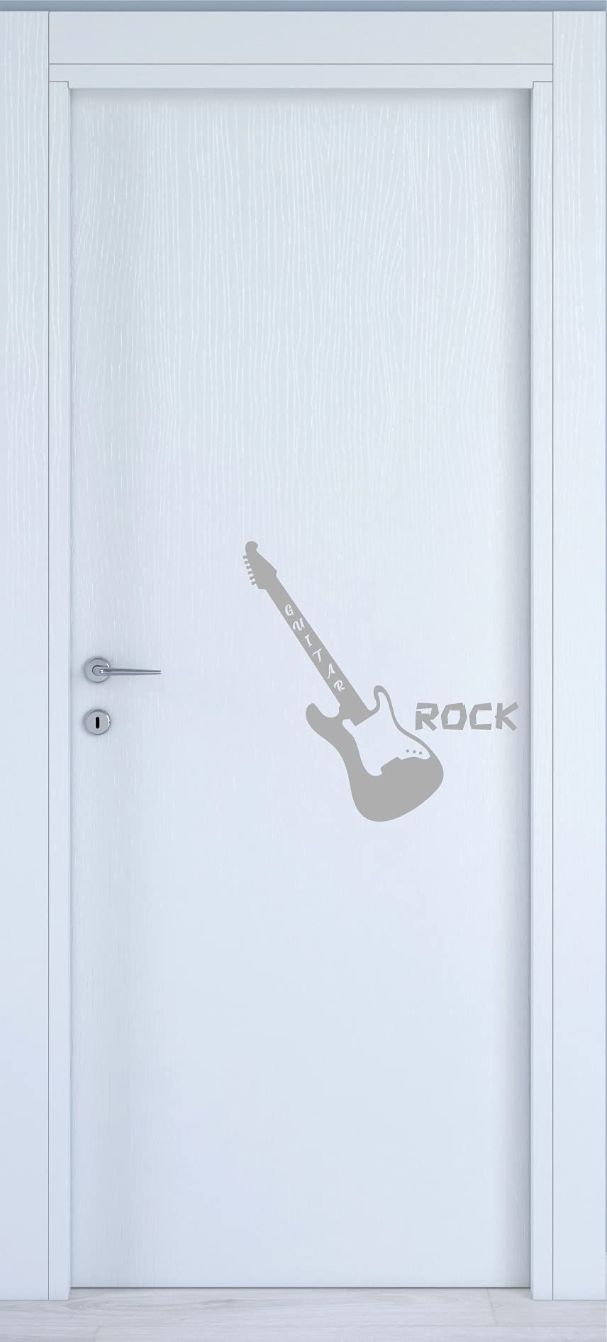 Adesivo Chitarra per porta camera vetro finestra armadio stickers guitar COD.I0035 a €9.99 solo da DualColorStampe