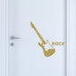 Adesivo Chitarra per porta camera vetro finestra armadio stickers guitar COD.I0035 a €9.99 solo da DualColorStampe