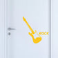 Adesivo Chitarra per porta camera vetro finestra armadio stickers guitar COD.I0035 a €9.99 solo da DualColorStampe