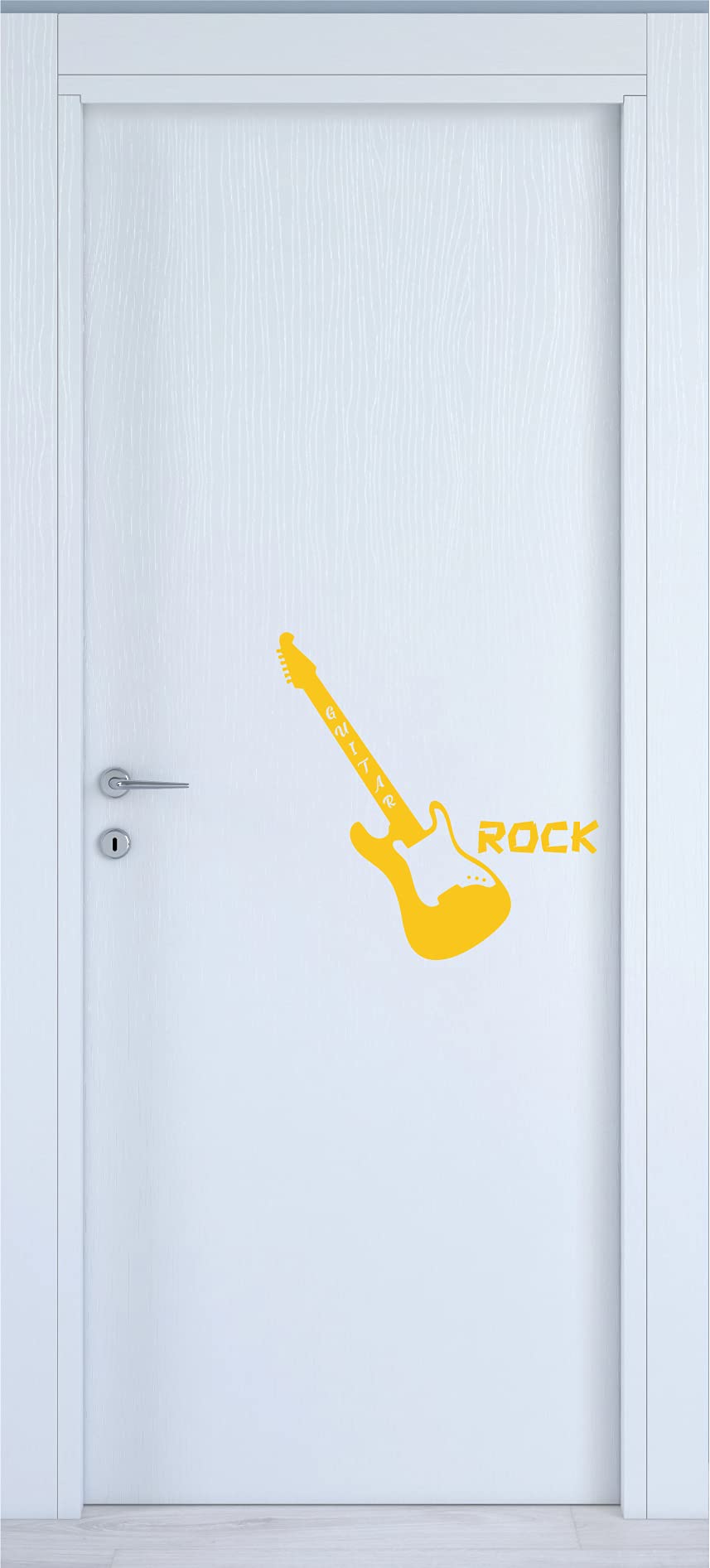 Adesivo Chitarra per porta camera vetro finestra armadio stickers guitar COD.I0035 a €9.99 solo da DualColorStampe