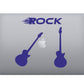 Adesivo Rock GUITAR-CHITARRA decalcomania vinile tablet computer , macbook , decalcomania arte mela -Vinile colore a scelta COD.P0058 a €10.99 solo da DualColorStampe