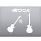 Adesivo Rock GUITAR-CHITARRA decalcomania vinile tablet computer , macbook , decalcomania arte mela -Vinile colore a scelta COD.P0058 a €10.99 solo da DualColorStampe