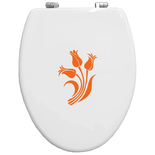 Adesivi FIORI Per Toilette Divertenti Sticker WC Simpatici Per Coperchio Del WC Per Bagno Wc Decor -Colore a scelta COD.I0068 a €10.99 solo da DualColorStampe