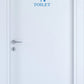 Adesivo Toilette OMINI DIVERTENTI decorazione per porta bagno ristorante water sanitari COD. I0013 a €12.99 solo da DualColorStampe