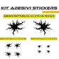 Adesivi EFFETTO ROTTO (10 pz) per Moto-auto Porta Casco Scooter Motociclo vinile Tuning COD.M0017(Blu Leggero 053) a €9.99 solo da DualColorStampe