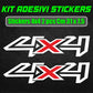 DualColorStampe ADESIVI PER PICKUP 4X4 OFF ROAD (2 PZ DX-SX)FUORISTRADA accessori stickers decal auto COD.0133 a €14.99 solo da DualColorStampe