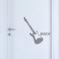 Adesivo Chitarra per porta camera vetro finestra armadio stickers guitar COD.I0035 a €9.99 solo da DualColorStampe