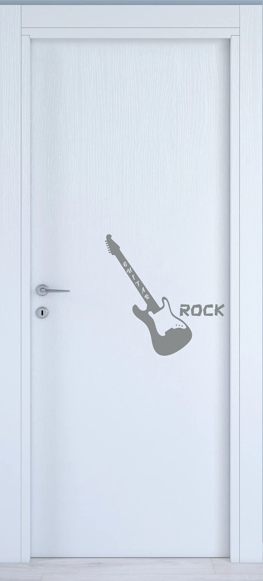 Adesivo Chitarra per porta camera vetro finestra armadio stickers guitar  COD.I0035