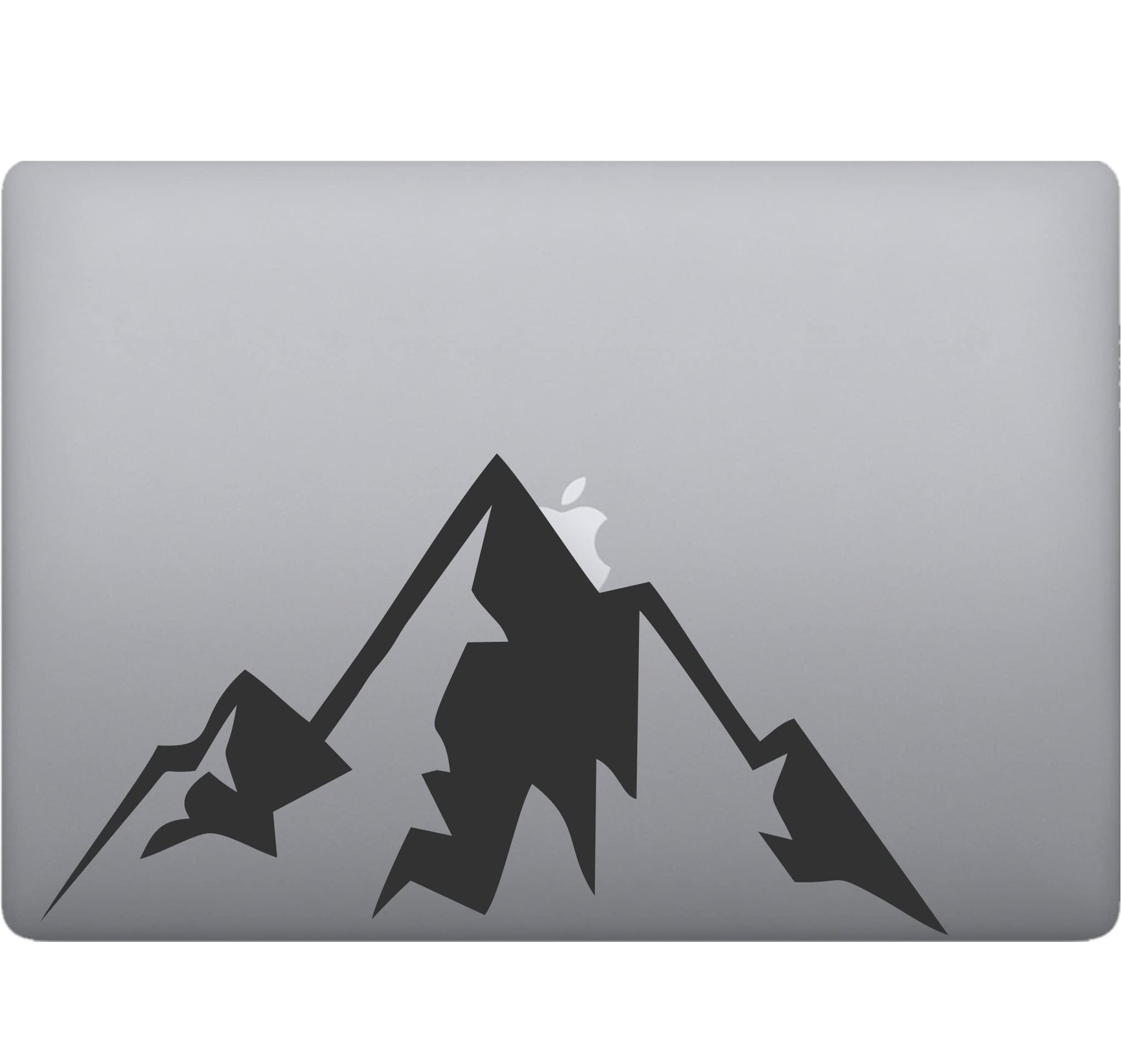Mountain stickers for pc computer tablet (2 pcs) Laptop Sticker Apple art  decal decal -Vinyl color of your choice COD.P0030