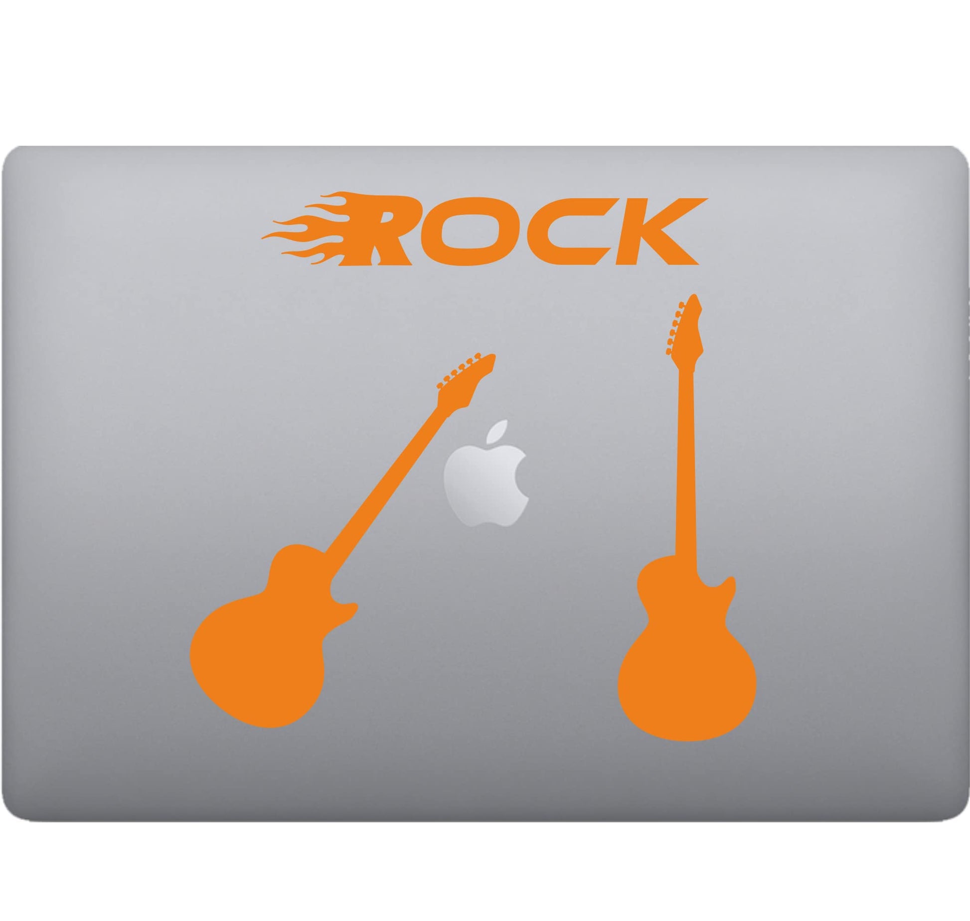 Adesivo Rock GUITAR-CHITARRA decalcomania vinile tablet computer , macbook , decalcomania arte mela -Vinile colore a scelta COD.P0058 a €10.99 solo da DualColorStampe