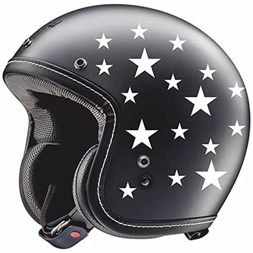 Adesivi casco moto bici stella star accessori moto tuning personalizzato unisex COD.C0007 a €10.99 solo da DualColorStampe