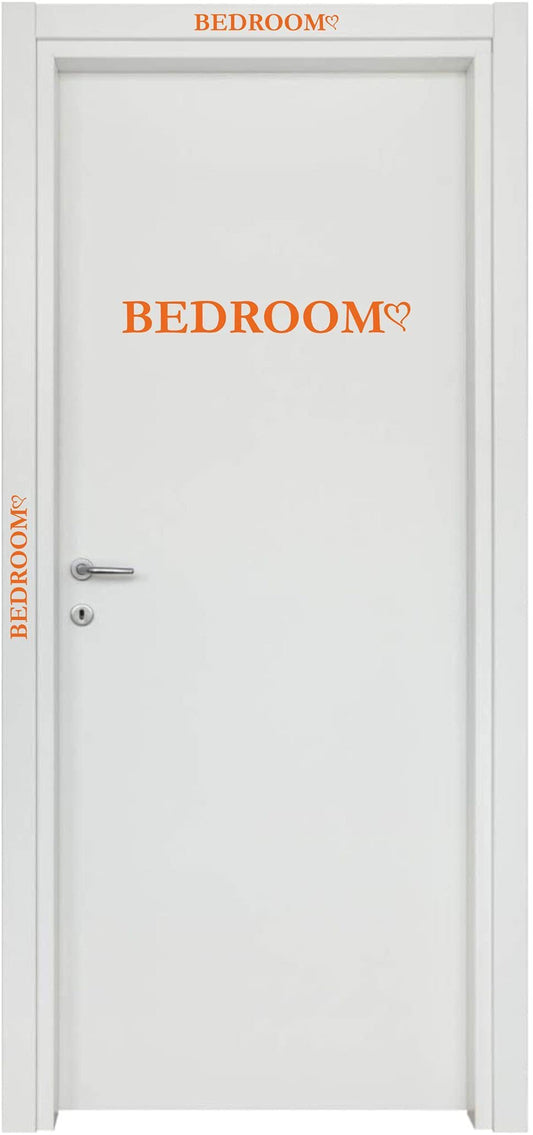 Adesivi Camera da letto Bedroom porta ingresso home decalcomania casa COD.I0004 a €11.99 solo da DualColorStampe