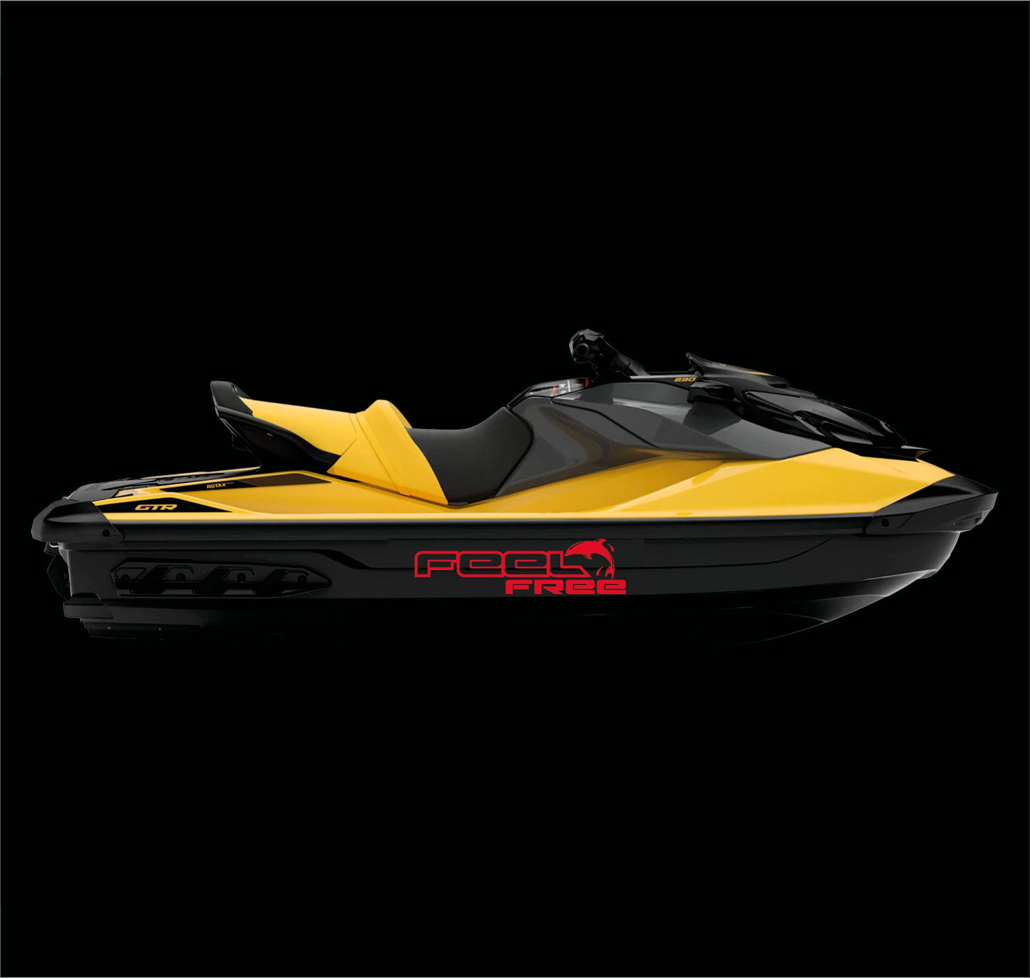 DualColorStampe Adesivi Compatibili con Sea Doo Sticker moto d'acqua elettrica FEEL FREE MARE Colore a scelta COD.M0289 a €16.99 solo da DualColorStampe