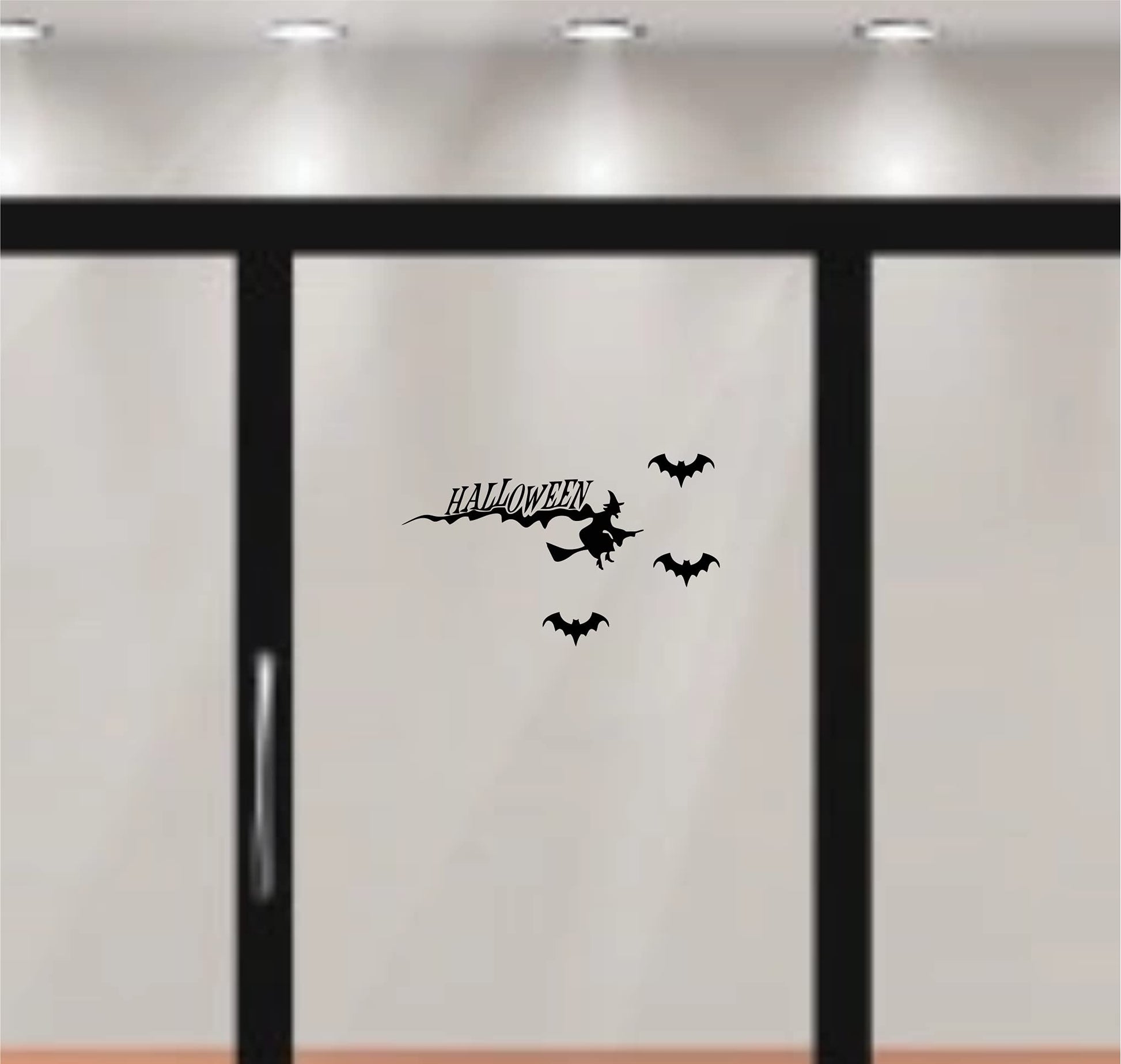 Adesivi HALLOWEEN (4 PZ)- decorazione per VETRINA NEGOZIO -PORTA CAMERA HOME stickers PIPISTRELLO COD.I0062 a €12.99 solo da DualColorStampe