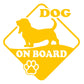 DualColorStampe Adesivo Cane a Bordo Dog on Board Basset Hound Decal Decalcomania Vinile Laptop Auto Moto Casco Camper Moto Biker COD.0313 a €10.99 solo da DualColorStampe