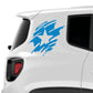 DualColorStampe Adesivi compatibili con JEEP RENEGADE fiancata laterale off road stella militare Adesivi Stickers Auto Decal accessori auto decorazione 0310 a €25.99 solo da DualColorStampe