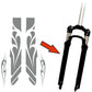 DualColorStampe Adesivi Forcella Bici MTB Mountain Bike Stickers Accessori Bicicletta Decalcomanie Tribale B0037 a €15.99 solo da DualColorStampe