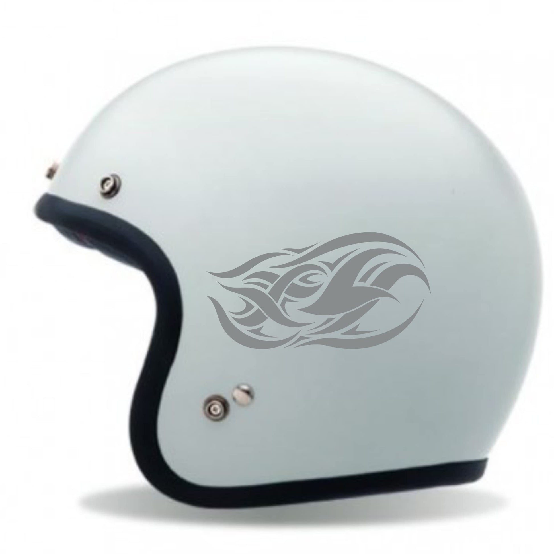 Adesivi TRIBALE HELMETS CASCO ACCESSORI MOTO decorazione per scooter casco (2 PZ ) vinile colore a scelta COD.C0025 a €10.99 solo da DualColorStampe