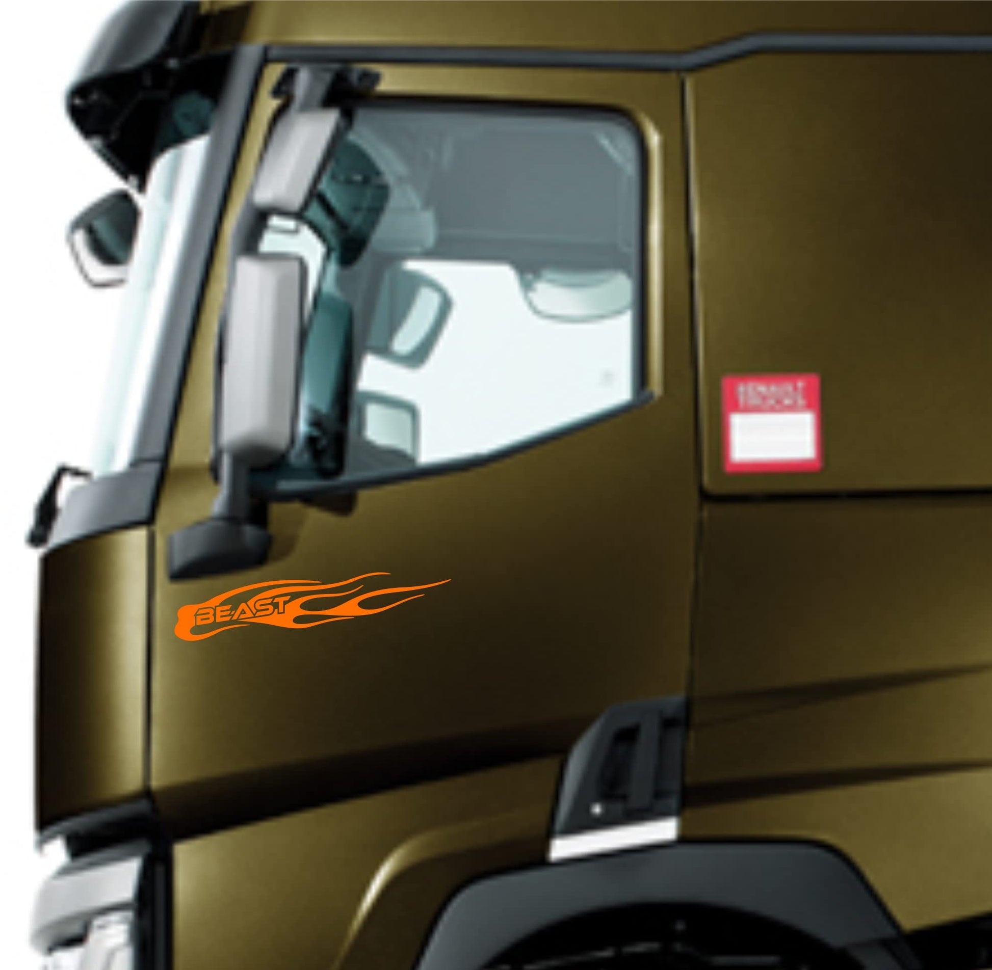 DualColorPrints Stickers compatible with Scania Iveco Man Daf