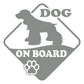 DualColorStampe Adesivo Cane a Bordo Dog on Board COCKER Decal Decalcomania Vinile Laptop Auto Moto Casco Camper Moto Biker COD.0315 a €10.99 solo da DualColorStampe
