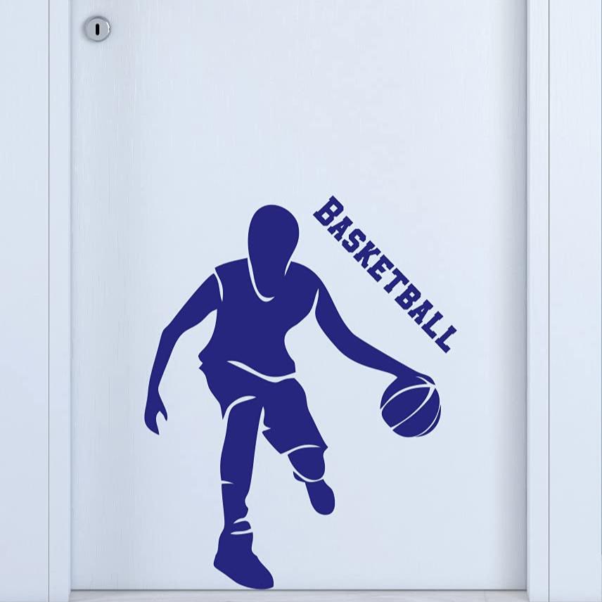 Adesivo SPORT Basketball Basket Adesivi porta camera finestra Oggettistica Per La Casa Vinile Adesivi Rimovibili COD.I0037 a €12.99 solo da DualColorStampe