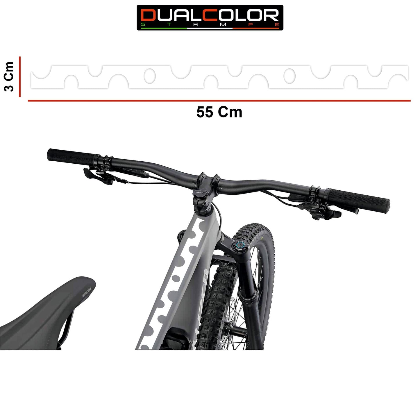 Set completo Adesivi Cerchi Bici MTB 26'' - 27,5'' - 28-29'' Pollici, adesivi forcella MTB, adesivi telaio MTB pois B0069 a €45.00 solo da DualColorStampe