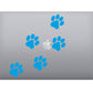 Adesivo impronte cane-gatto per pc computer tablet(4 pz) Laptop Sticker Decalcomania decalcomania arte mela -Vinile colore a scelta COD.P0022 a €9.99 solo da DualColorStampe