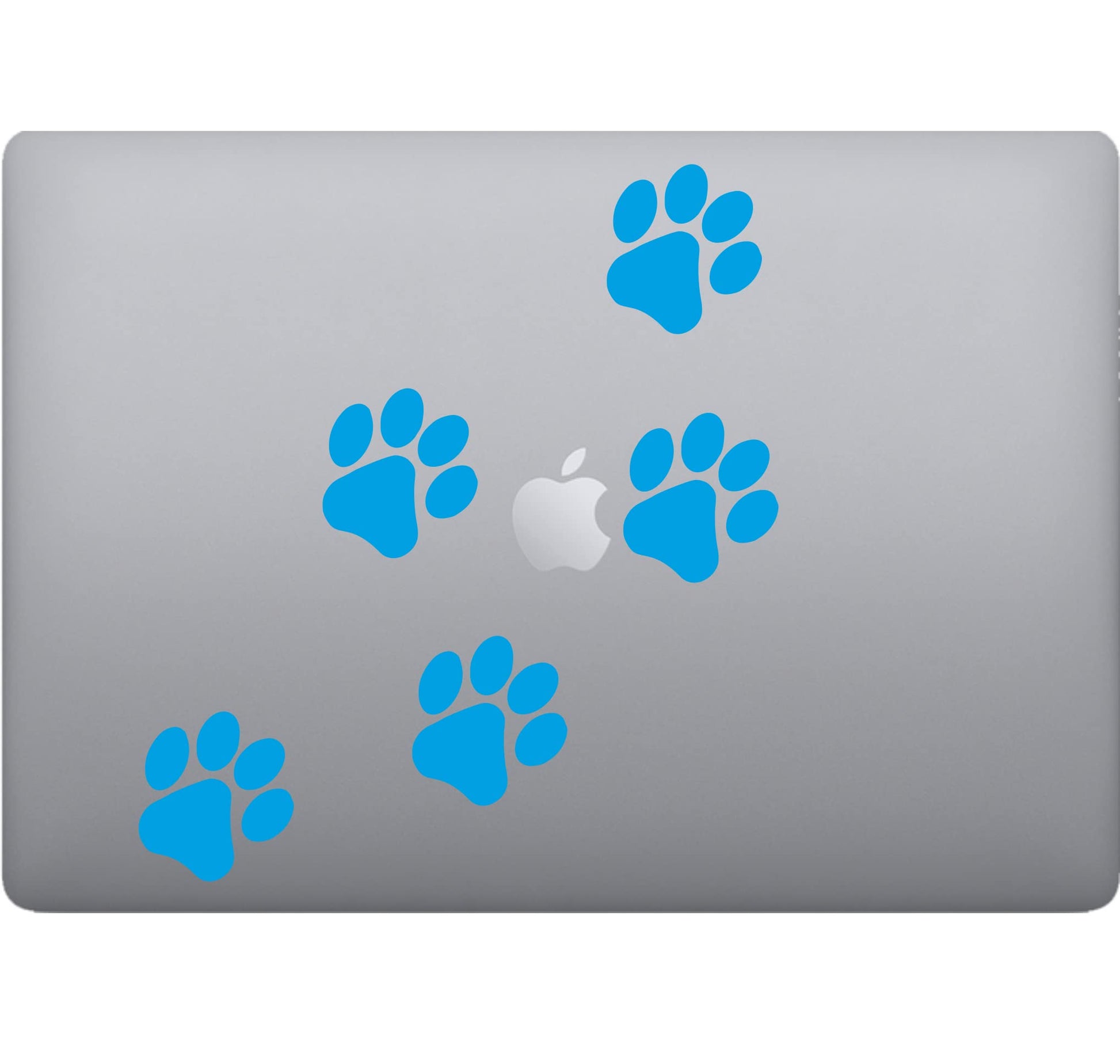 Adesivo impronte cane-gatto per pc computer tablet(4 pz) Laptop Sticker Decalcomania decalcomania arte mela -Vinile colore a scelta COD.P0022 a €9.99 solo da DualColorStampe