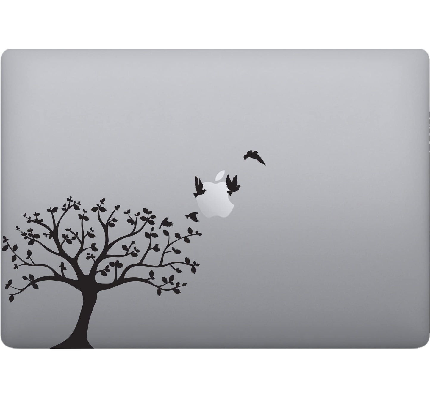 Adesivo albero uccellini Laptop Sticker Decalcomania Vinile Tablet Vinile adesivo macbook decalcomania arte mela -Vinile colore a scelta COD.P0048 a €10.99 solo da DualColorStampe