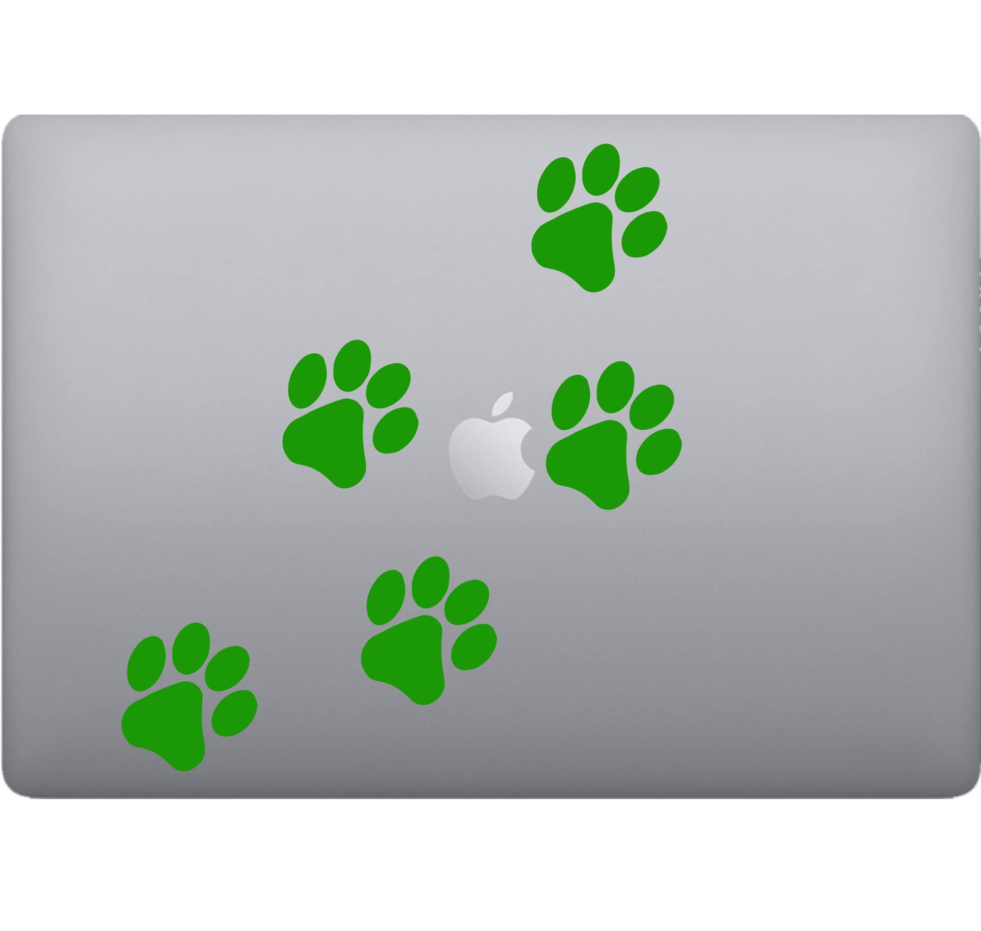 Adesivo impronte cane-gatto per pc computer tablet(4 pz) Laptop Sticker Decalcomania decalcomania arte mela -Vinile colore a scelta COD.P0022 a €9.99 solo da DualColorStampe