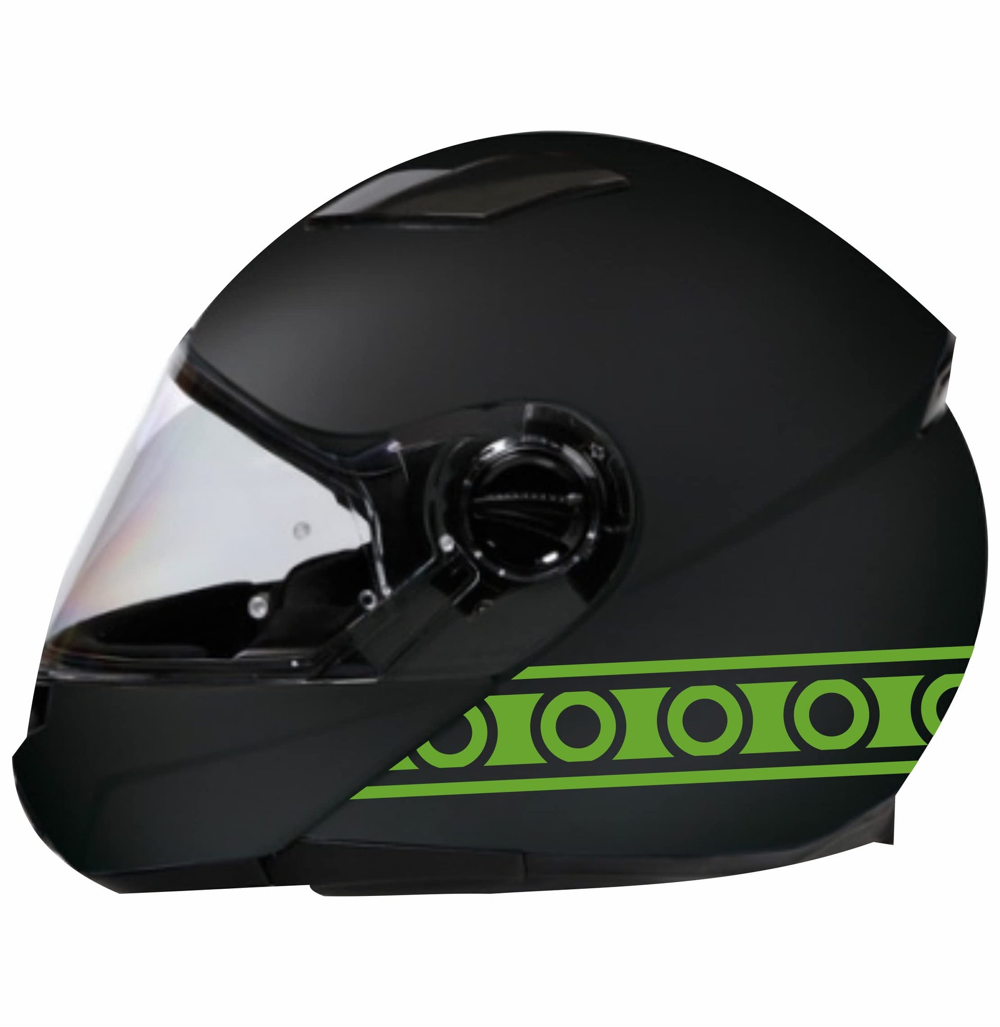 DualColorStampe Adesivi per casco palline moto motorino Helmet
