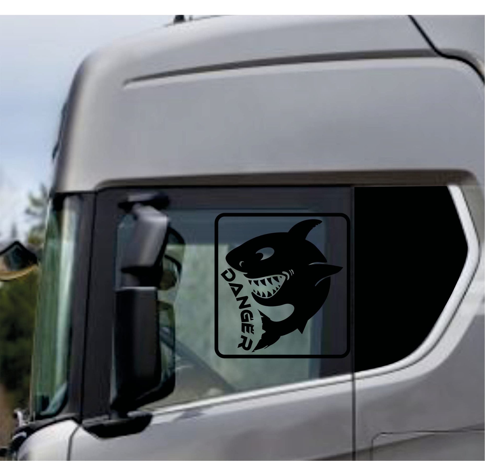 DualColorStampe Adesivi Compatibili con Scania Daf Iveco Man Camion accessori camion stickers camion finestrino DANGER COD.0334 a €19.99 solo da DualColorStampe