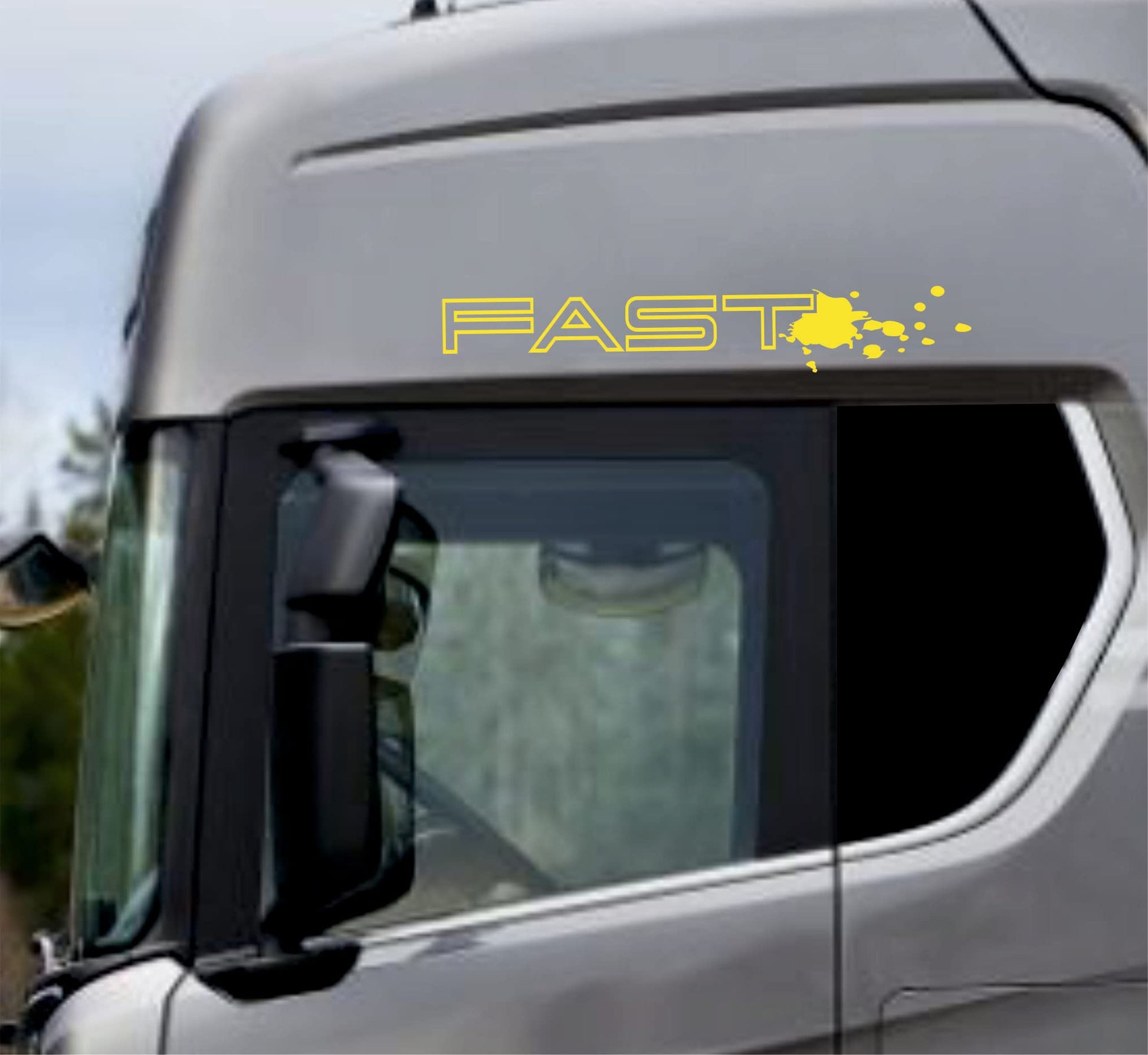 DualColorStampe Adesivi Compatibili con Scania Daf Iveco Man Camion accessori camion stickers camion finestrino fast COD.0304 a €21.99 solo da DualColorStampe