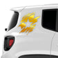 DualColorStampe Adesivi compatibili con JEEP RENEGADE fiancata laterale off road stella militare Adesivi Stickers Auto Decal accessori auto decorazione 0310 a €25.99 solo da DualColorStampe