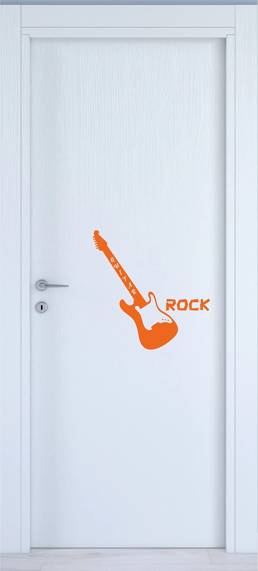 Adesivo Chitarra per porta camera vetro finestra armadio stickers guitar COD.I0035 a €9.99 solo da DualColorStampe