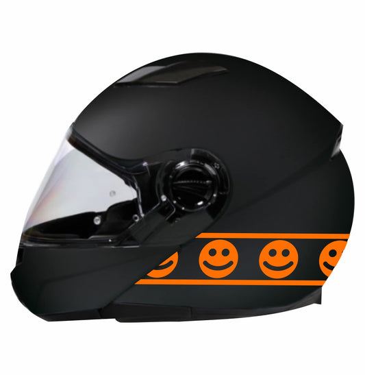 DualColorStampe Adesivi per casco Smile moto motorino Helmet universale Stripes Strisce Design sportivo stickers COD.C0047 a €12.99 solo da DualColorStampe