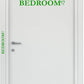 Adesivi Camera da letto Bedroom porta ingresso home decalcomania casa COD.I0004 a €11.99 solo da DualColorStampe