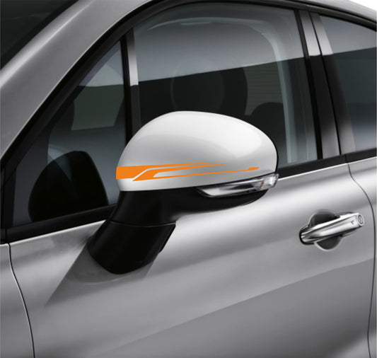 DualColorStampe Adesivi per Specchietti Retrovisori universali Car Stripes Strisce Design sportivo Confezione da 6 unità per Auto accessori auto stickers COD.0242 a €9.90 solo da DualColorStampe