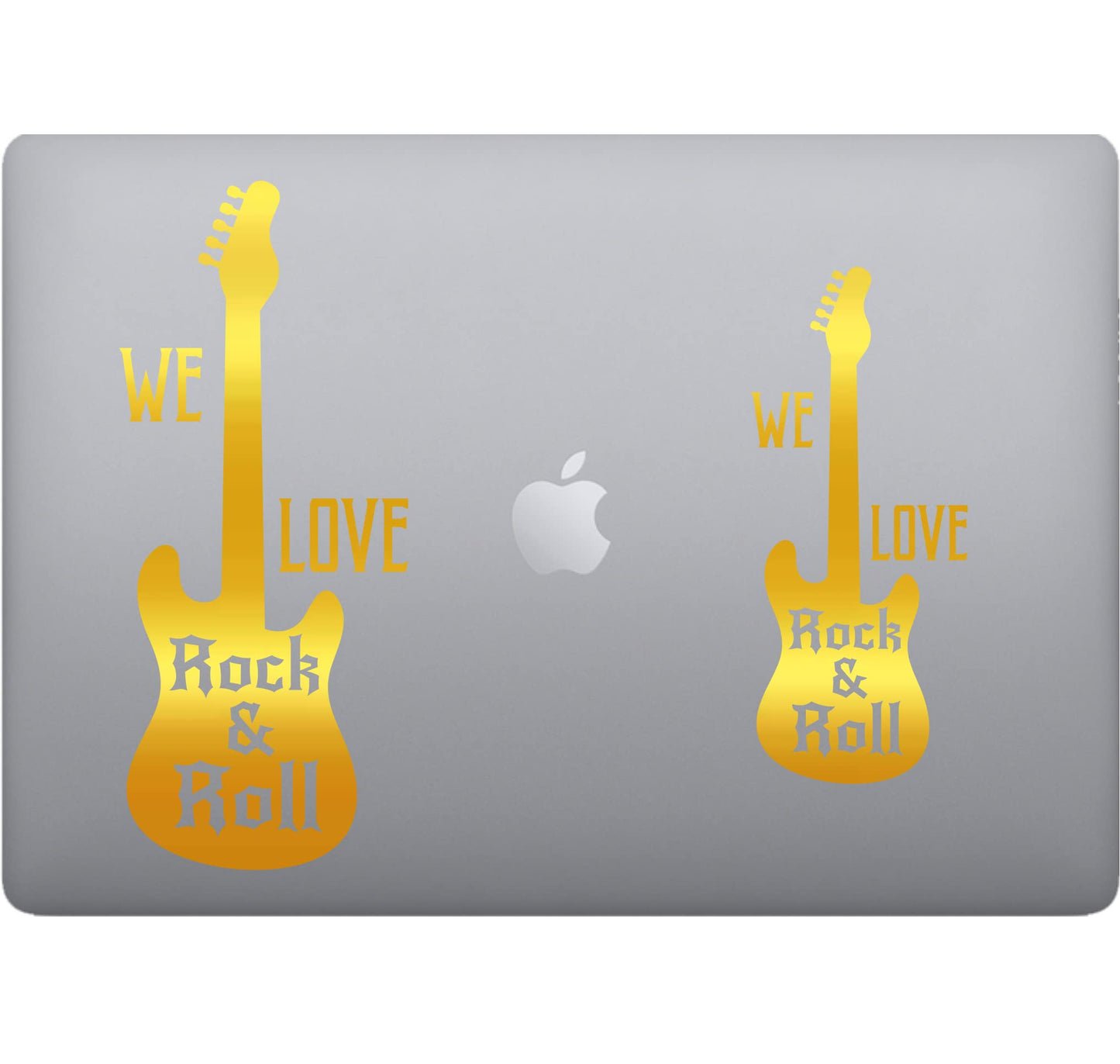 Adesivo Rock GUITAR-CHITARRA decalcomania vinile tablet computer , macbook , decalcomania arte mela -Vinile colore a scelta COD.P0059 a €10.99 solo da DualColorStampe