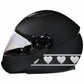 DualColorStampe Adesivi per casco cuori moto motorino Helmet universale Stripes Strisce Design sportivo stickers COD.C0048 a €12.99 solo da DualColorStampe