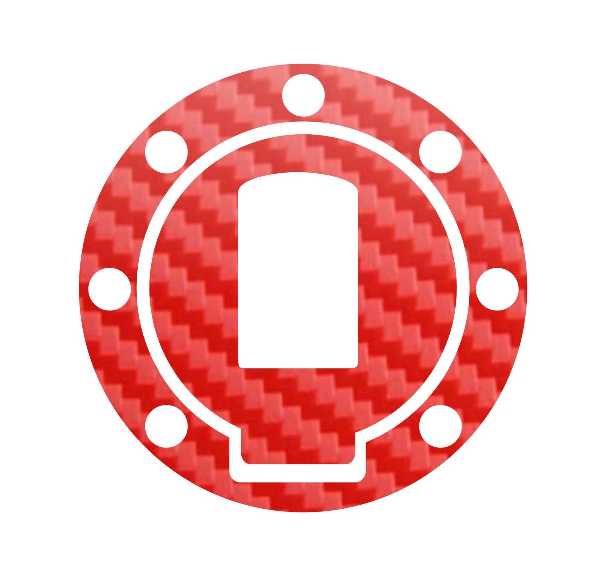 Adesivo Protezione Tappo Serbatoio Per Yamaha TDM 850/900, TRX 850 - Carbonio Nero - Foto 3